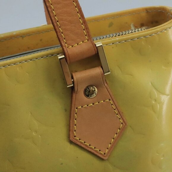 LOUIS VUITTON Monogram Vernis Houston Hand Bag Gris LV Auth - Picture 11 of 16